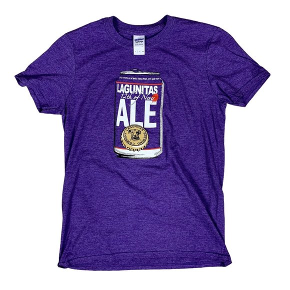 Gildan Other - NWOT Lagunitas 12th of Never Ale Gildan Soft Style T-Shirt Size Small